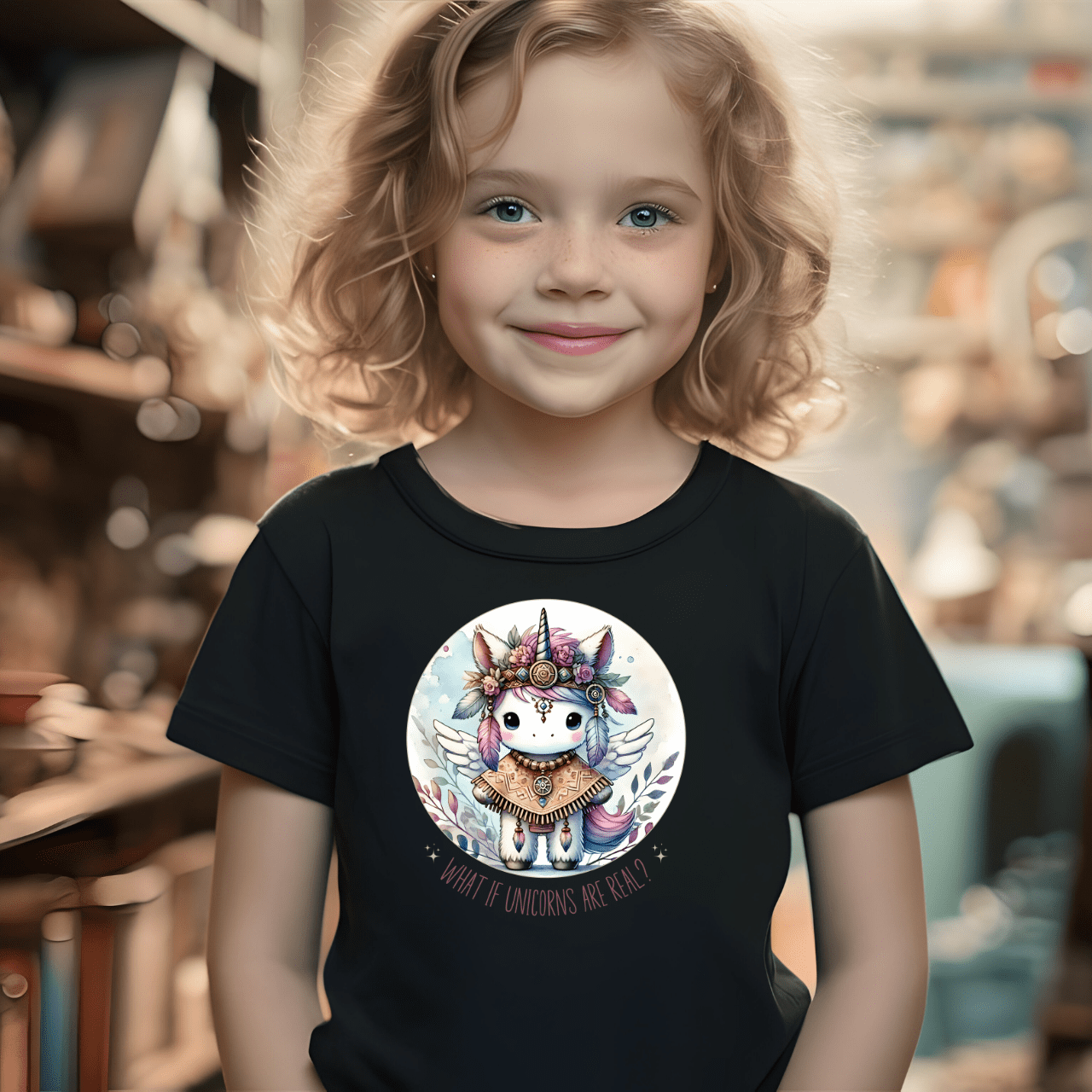 What if unicorns are real? - Kids T-Shirt