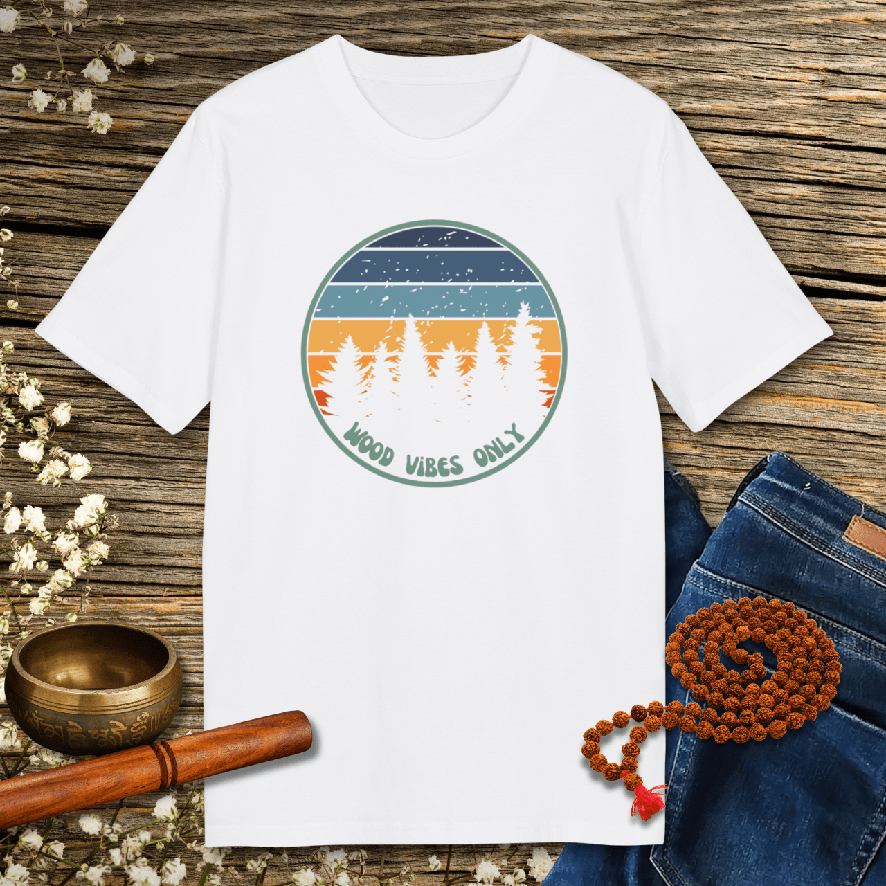 Wood vibes only - Organic Unisex T-Shirt