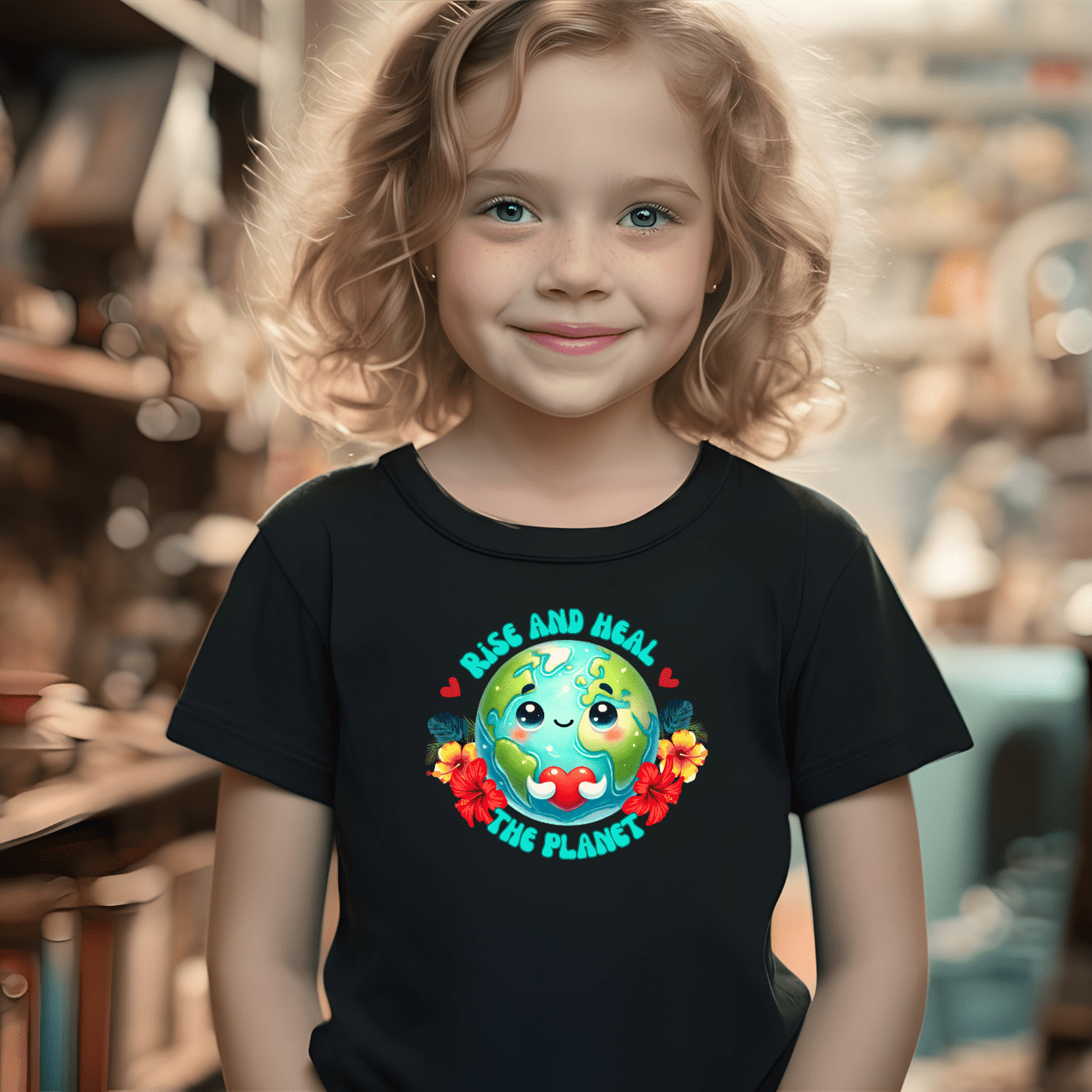 Rise and heal the planet - Kids T-Shirt