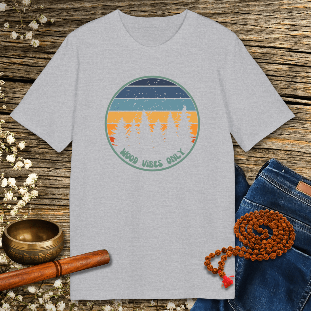 Wood vibes only - Organic Unisex T-Shirt