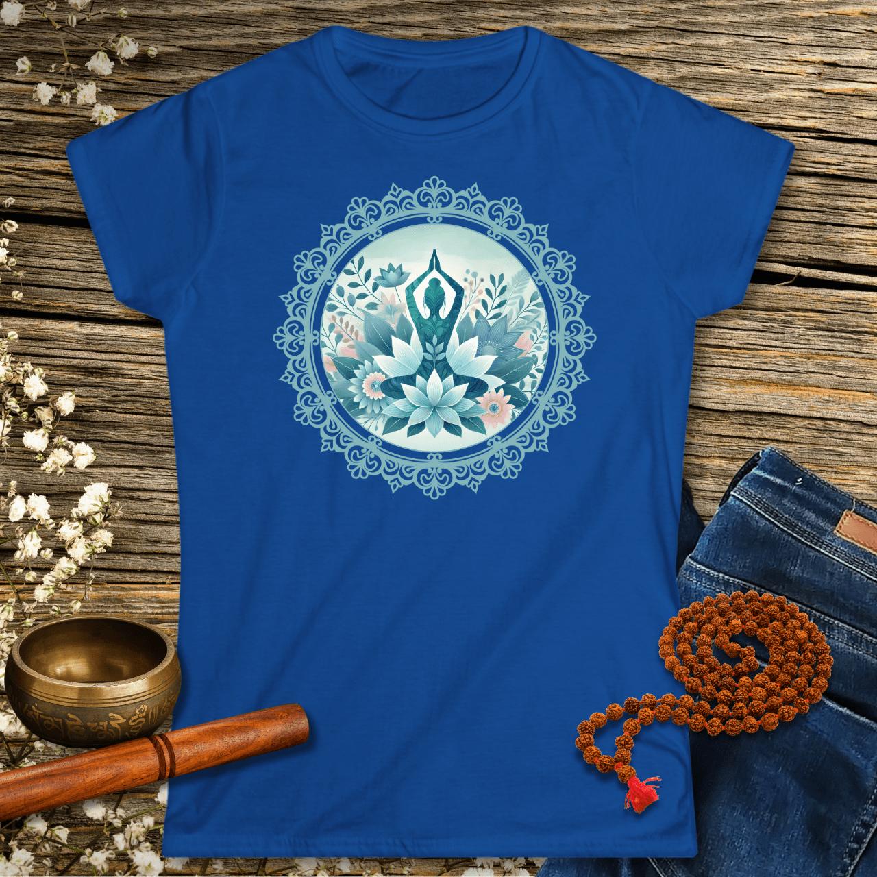 Yoga Flower Mandala - Women´s T-Shirt