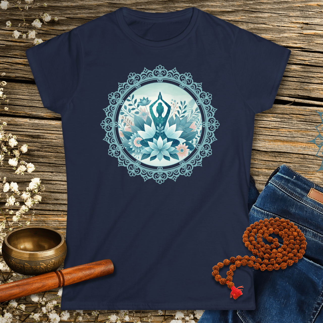 Yoga Flower Mandala - Women´s T-Shirt