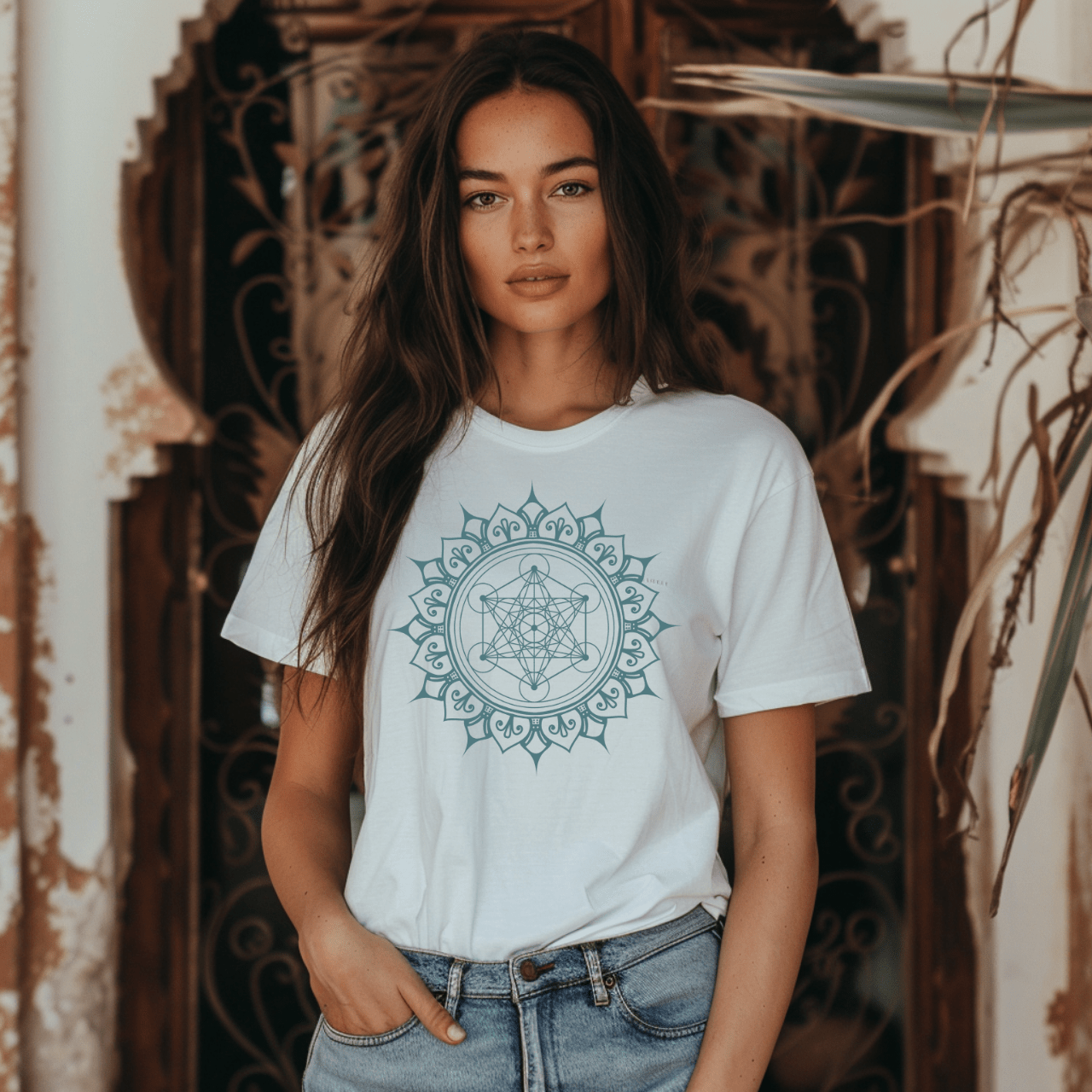 Metatron's Cube Mandala - Unisex T-Shirt
