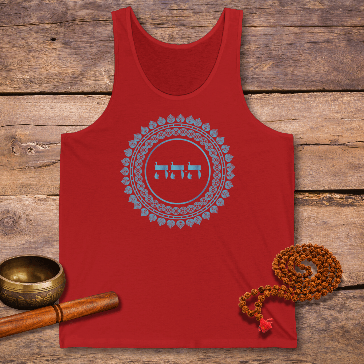 Selbstwertgefühl wecken - Kabbala Unisex Tank Top - 72 Namen Gottes Nr. 41