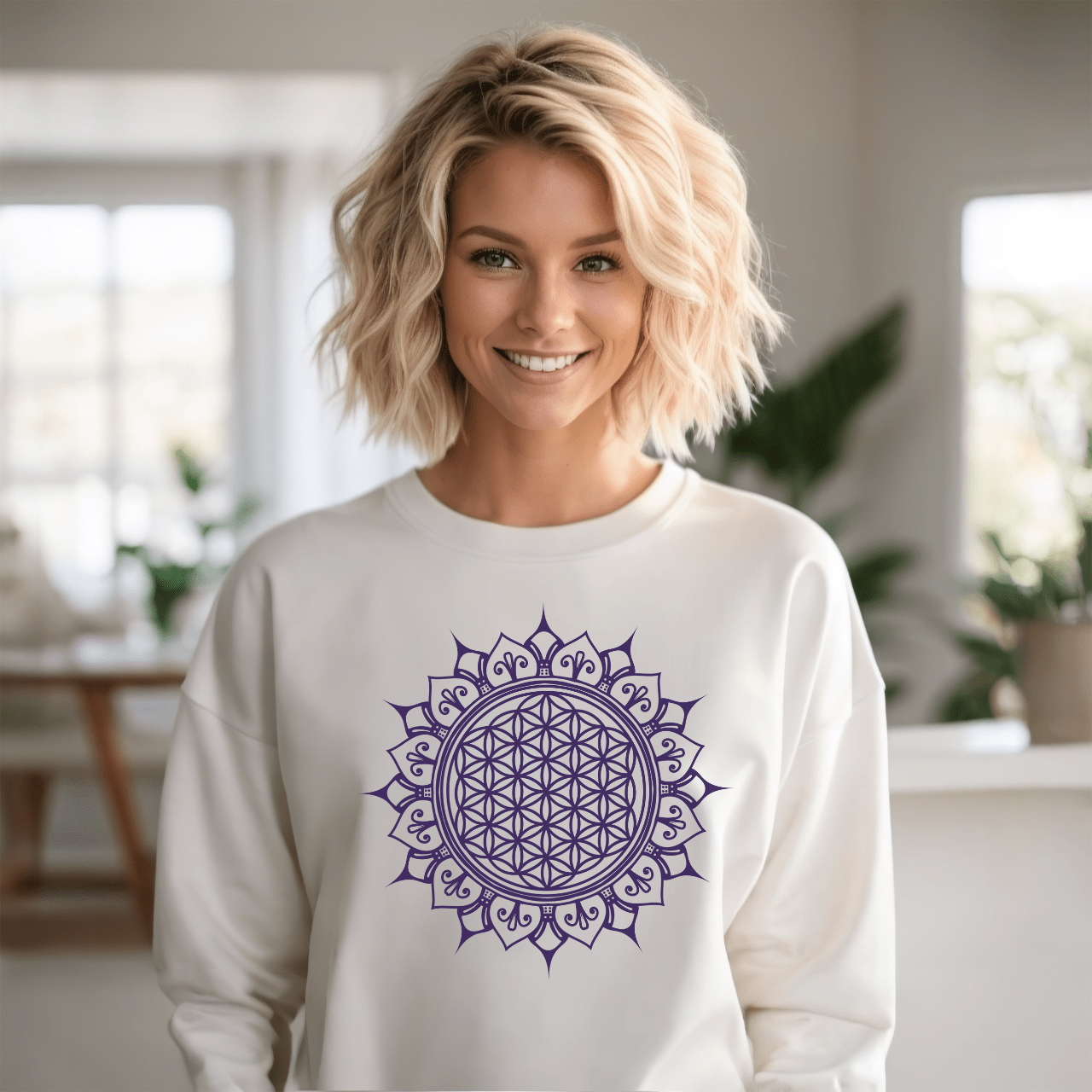 Flower of Life Mandala - Unisex Sweatshirt