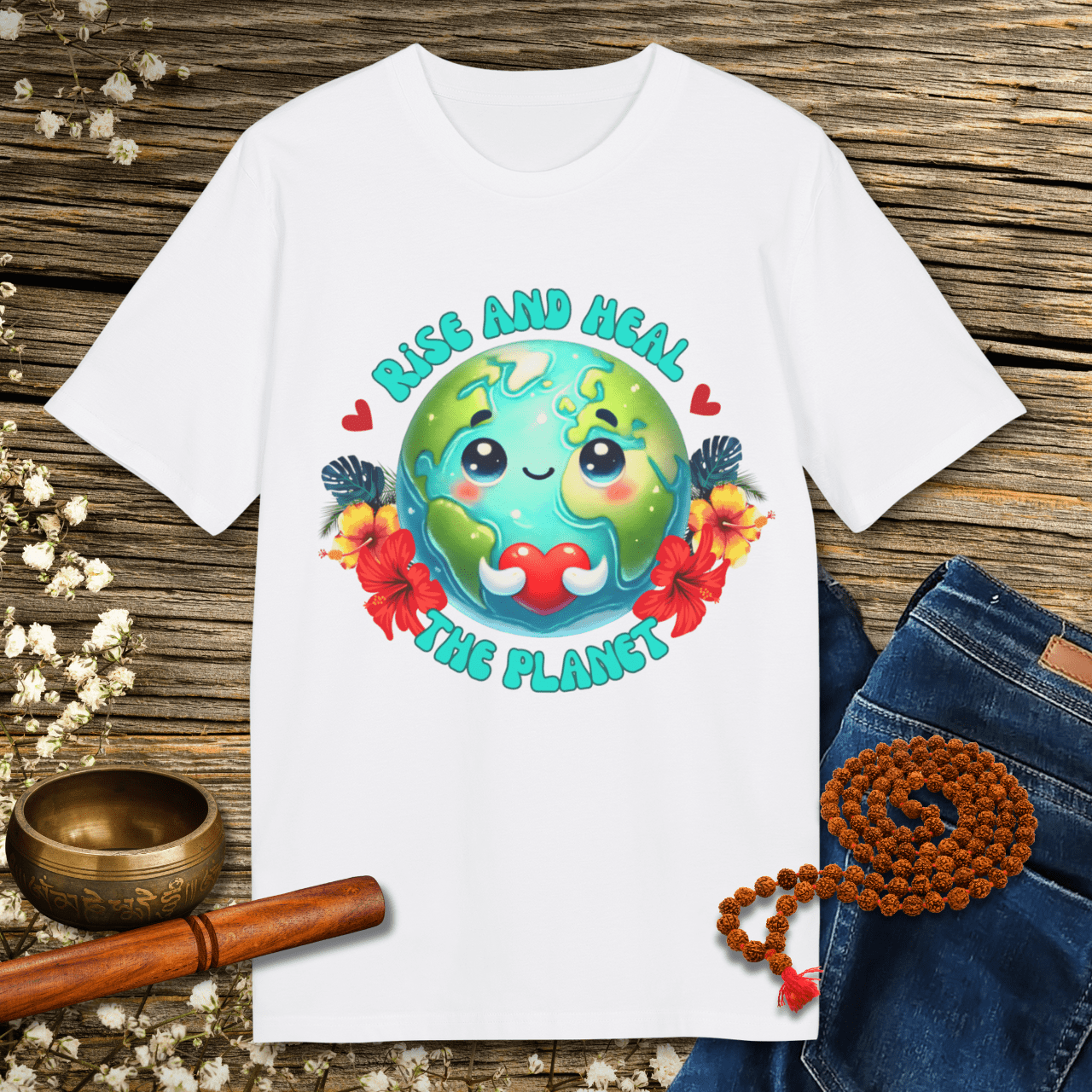 Rise and heal the planet - Organic Unisex T-Shirt