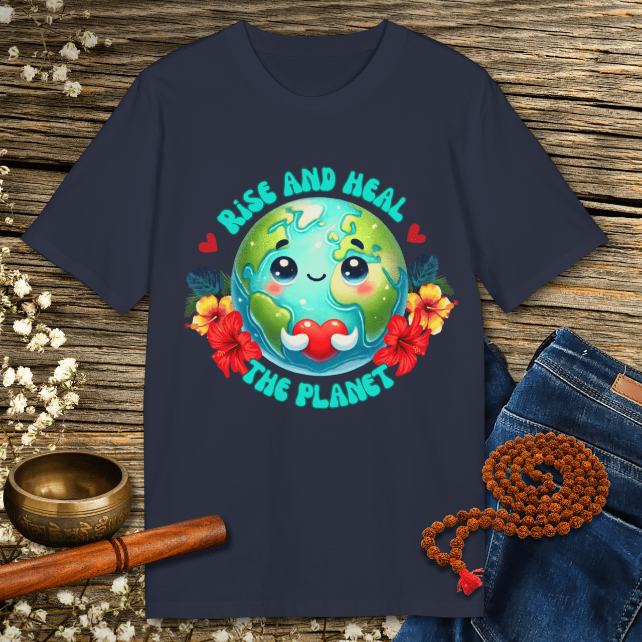 Rise and heal the planet - Organic Unisex T-Shirt