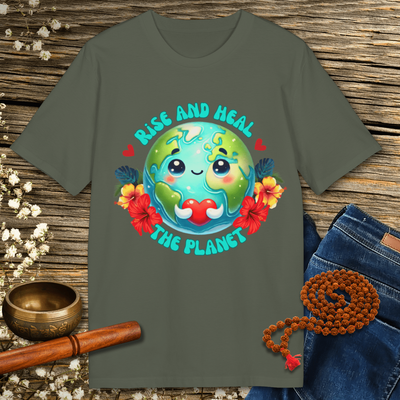 Rise and heal the planet - Organic Unisex T-Shirt