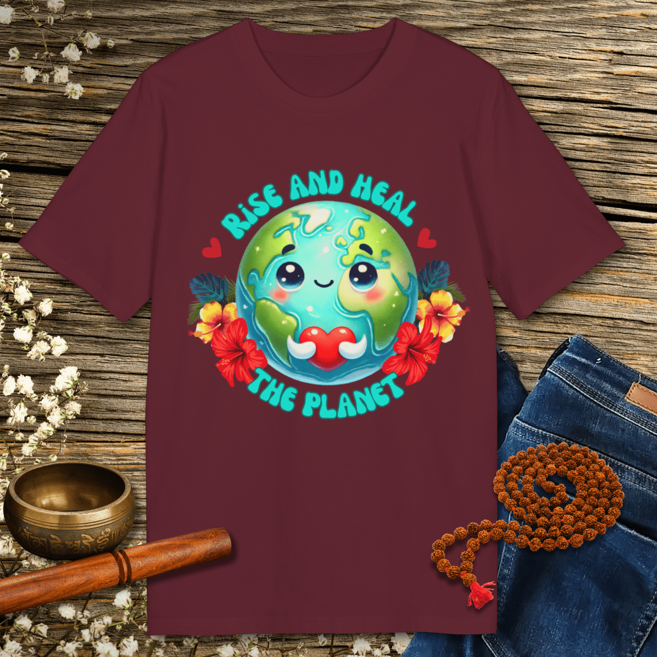 Rise and heal the planet - Organic Unisex T-Shirt