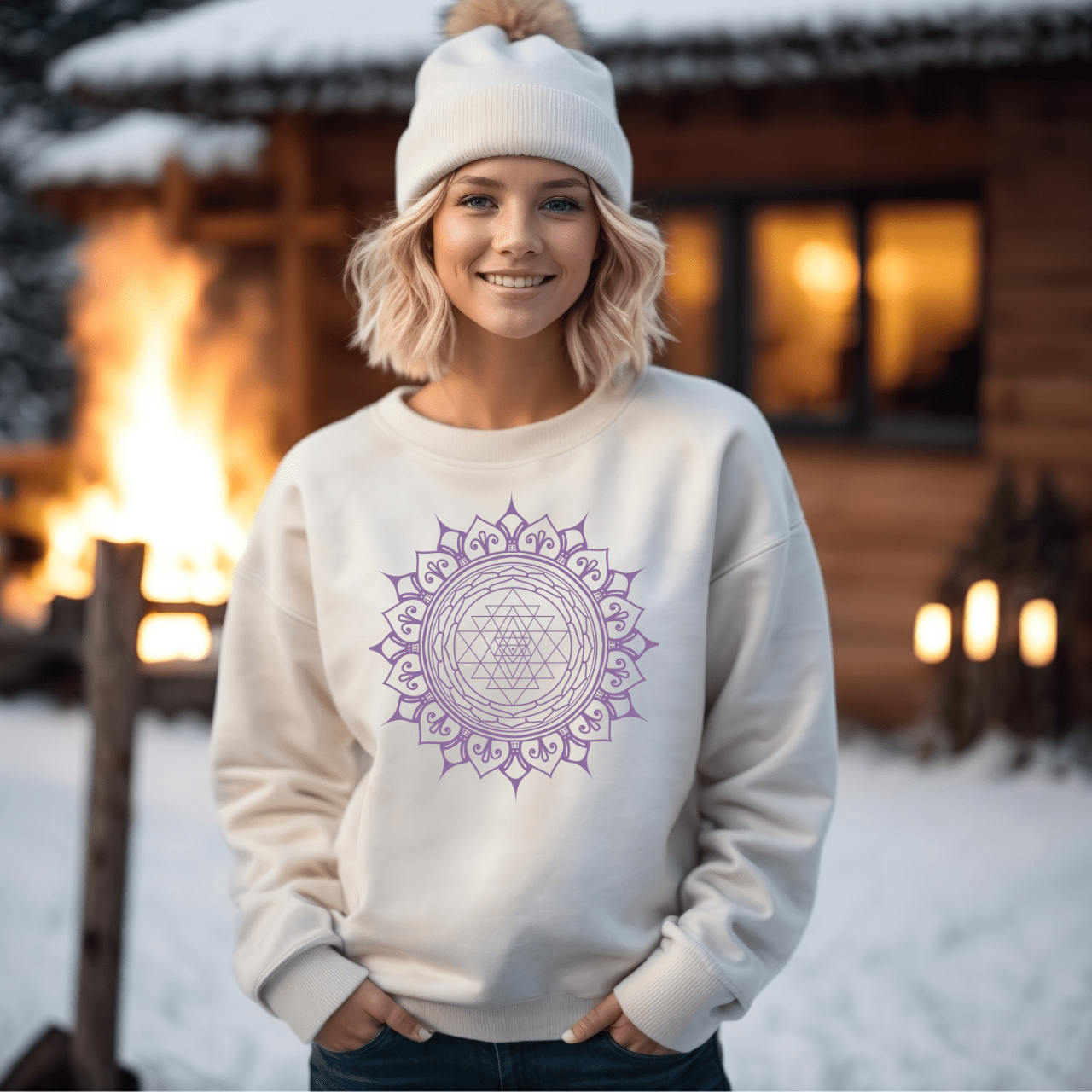 Sri Yantra Mandala - Unisex Sweatshirt