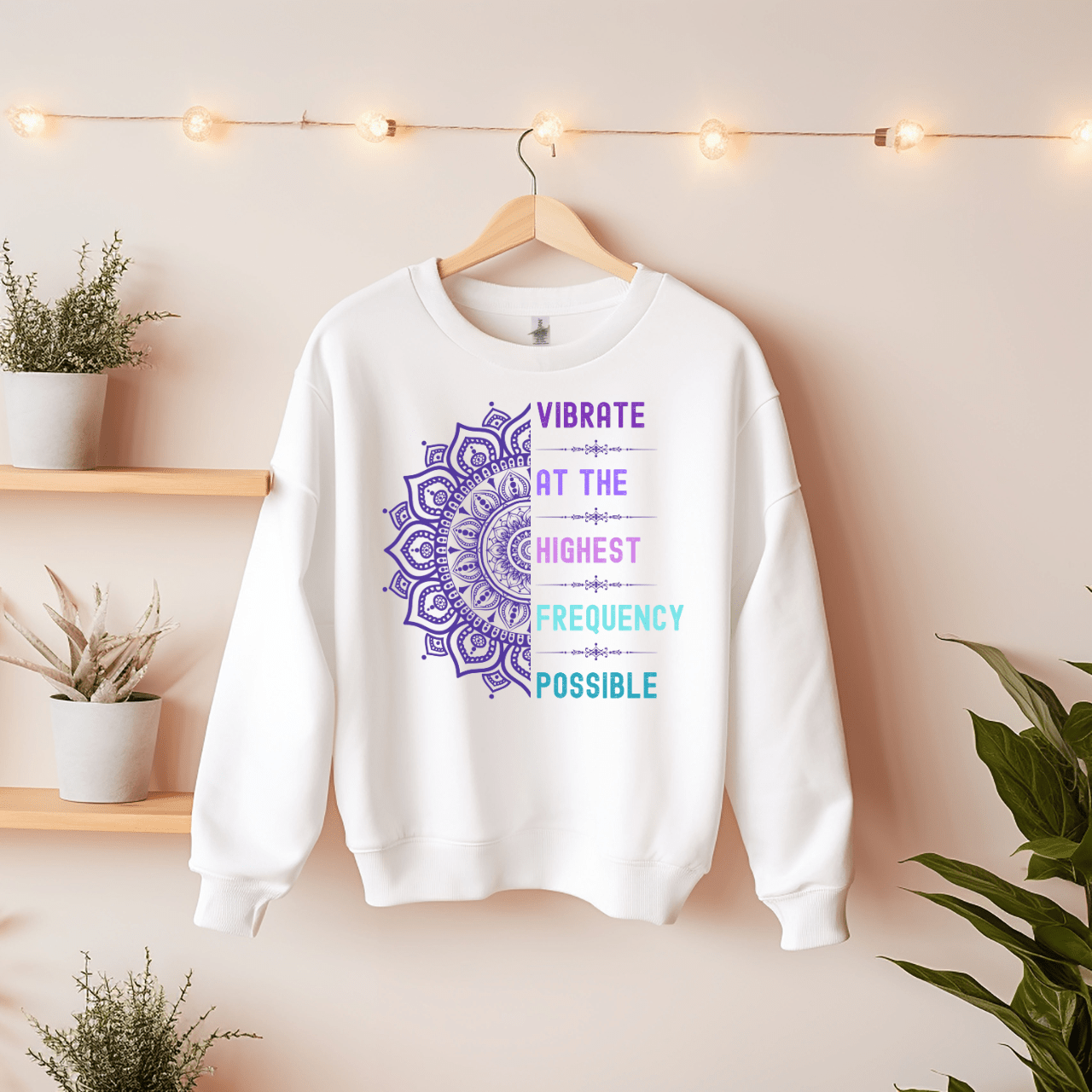 Vibrate high Mandala - Unisex Sweatshirt