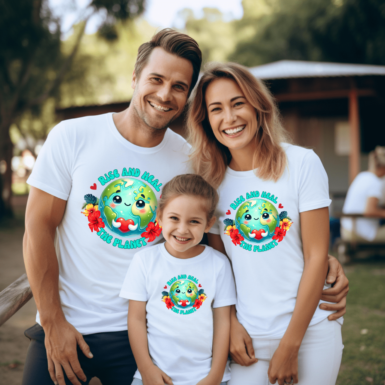 Erhebe dich und heile den Planeten - Frauen T-Shirt