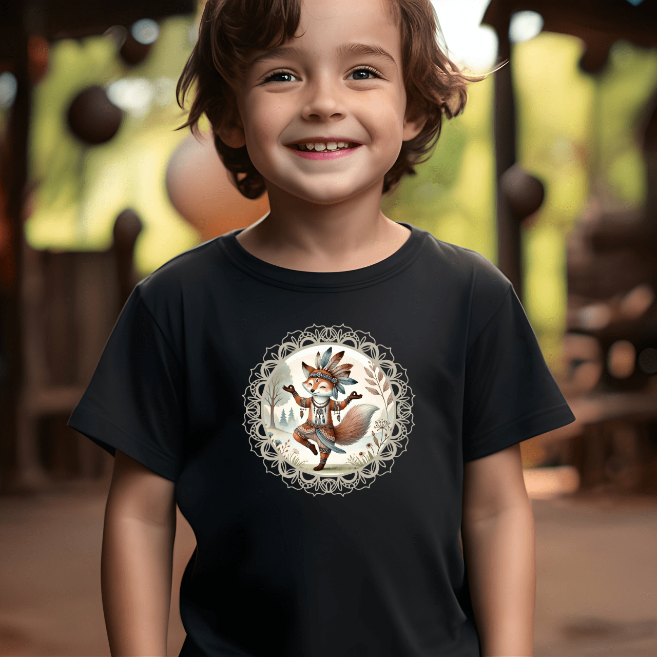 Dancing Fox - Kids T-Shirt