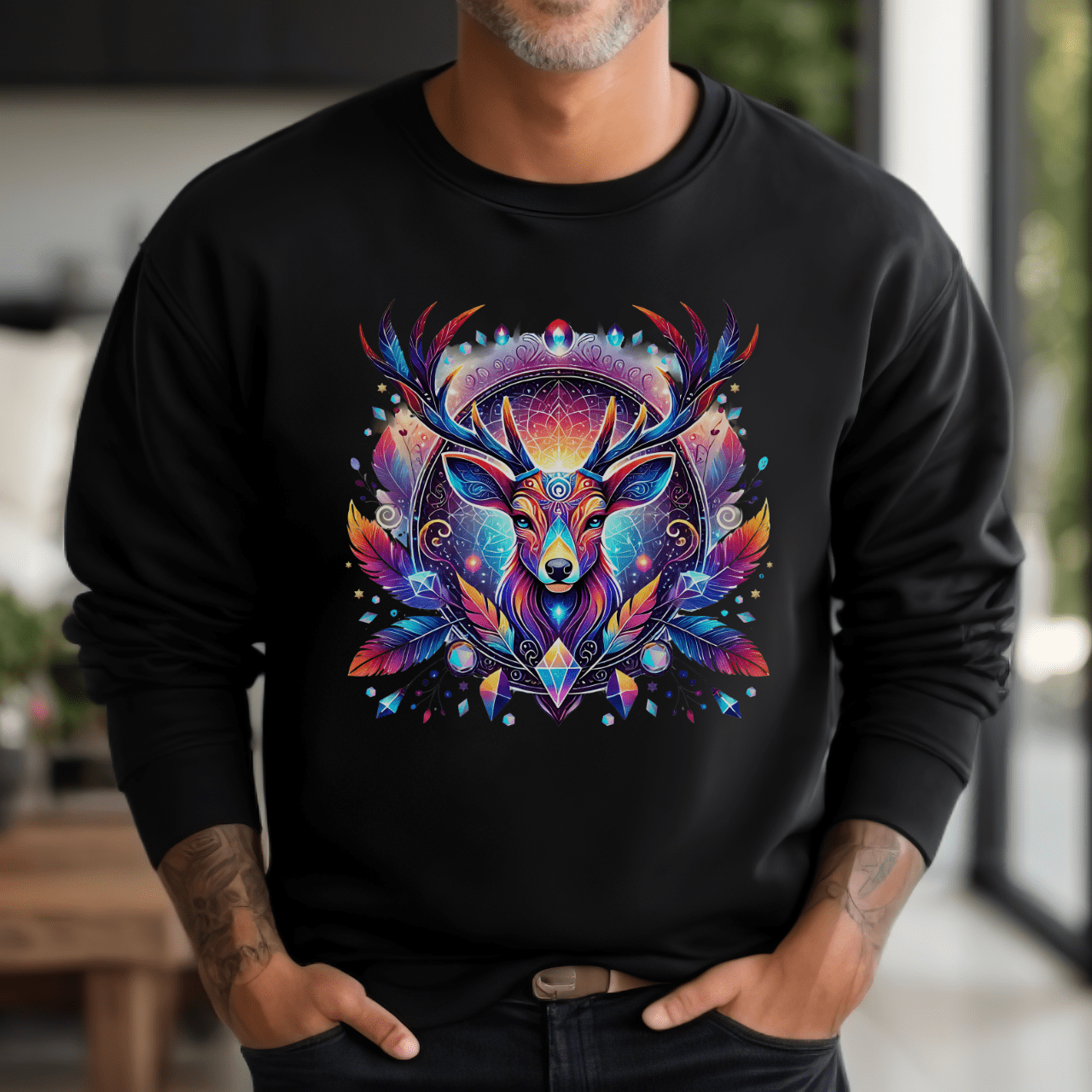 Mystic Deer - Unisex Sweatshirt