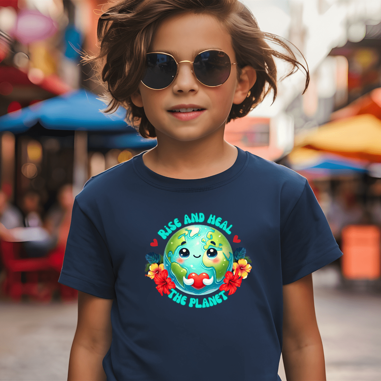 Rise and heal the planet - Kids T-Shirt