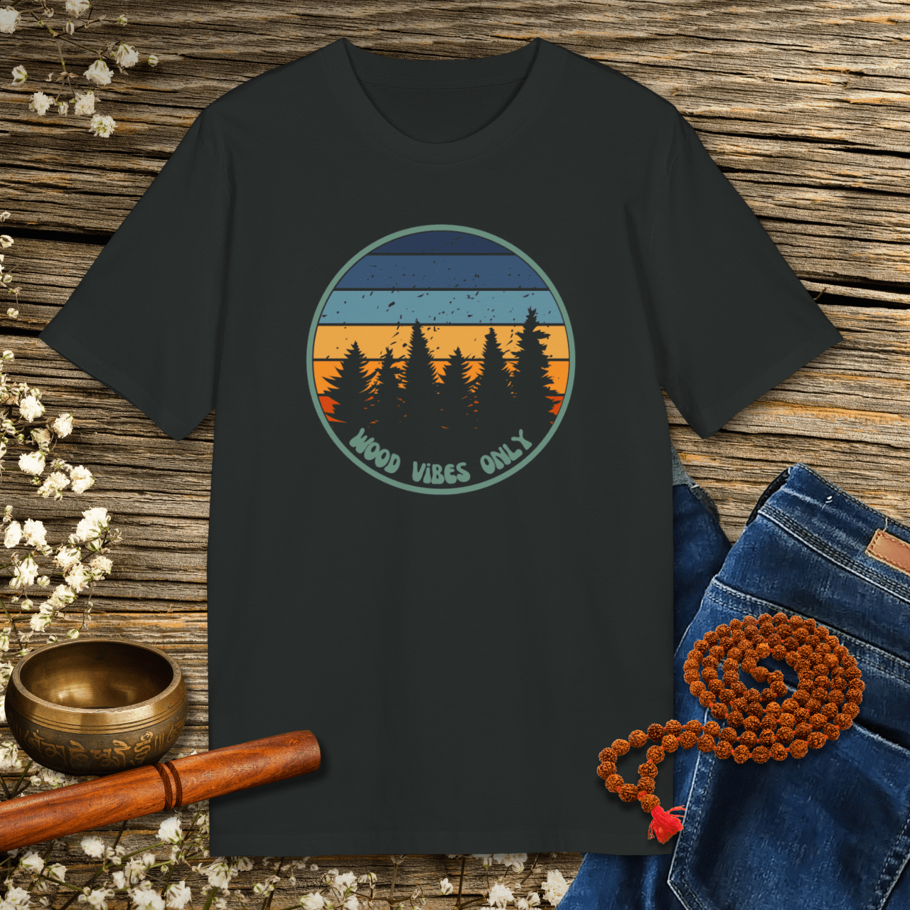 Wood vibes only - Organic Unisex T-Shirt
