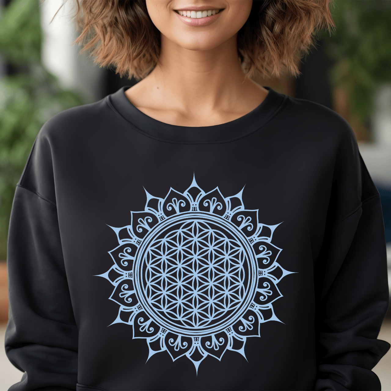 Flower of Life Mandala - Unisex Sweatshirt