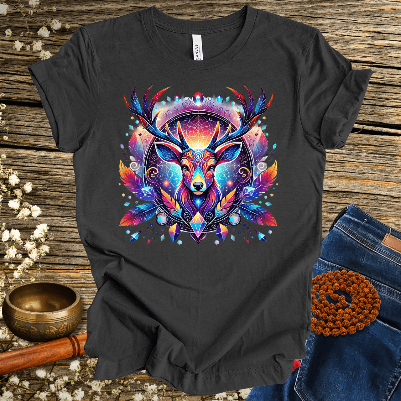 Mystic Deer Spirit Animal - Unisex T-Shirt