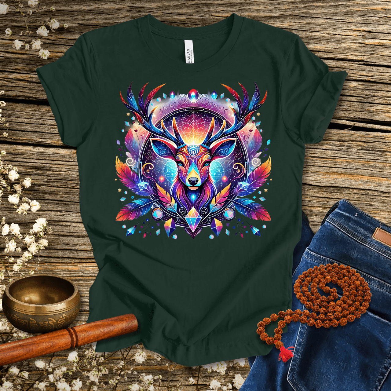 Mystic Deer Spirit Animal - Unisex T-Shirt