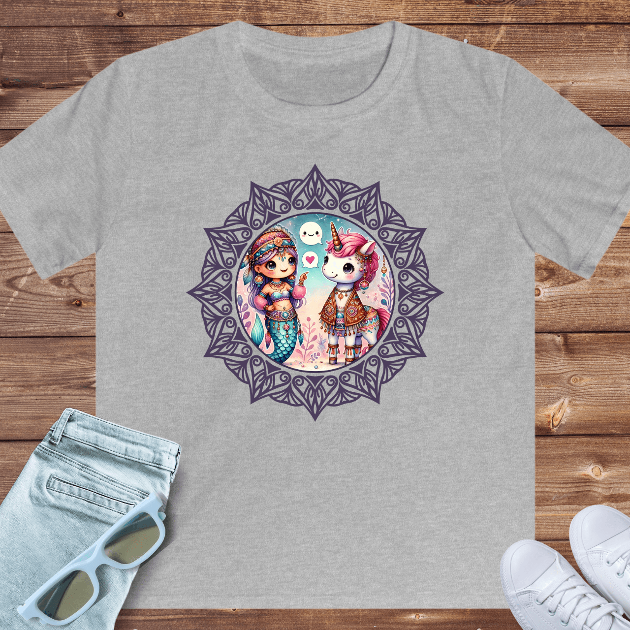 Mermaids & Unicorns - Kids T-Shirt