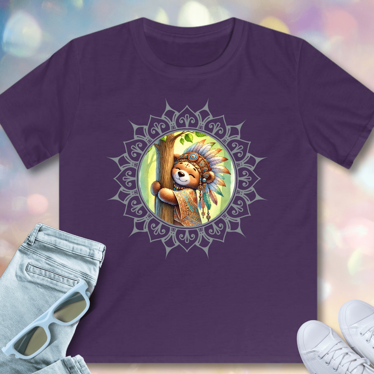 Bärenumarmung für die Erde - Kinder T-Shirt