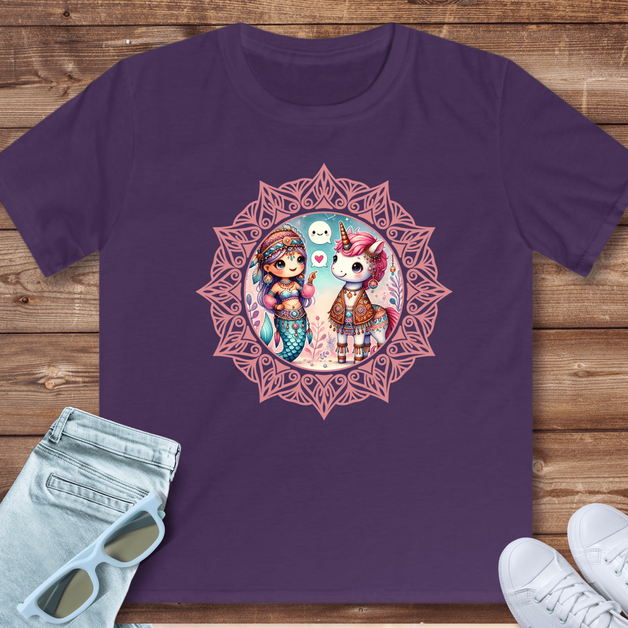 Mermaids & Unicorns - Kids T-Shirt