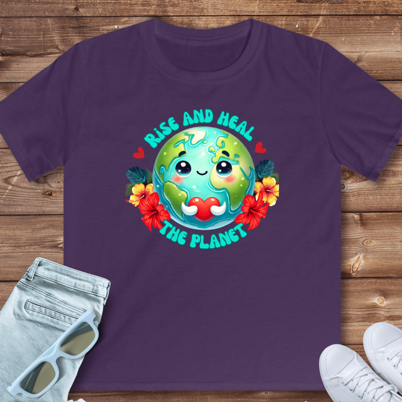 Rise and heal the planet - Kids T-Shirt