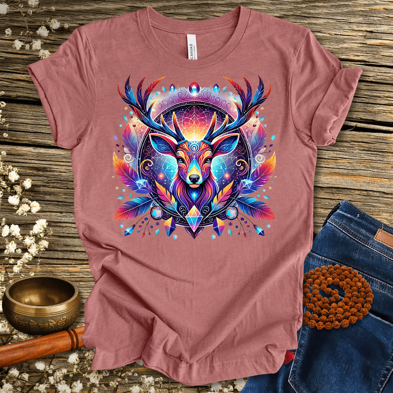 Mystic Deer Spirit Animal - Unisex T-Shirt