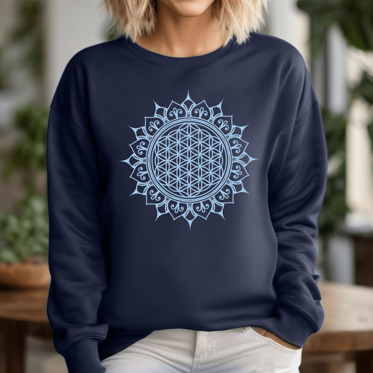 Flower of Life Mandala - Unisex Sweatshirt