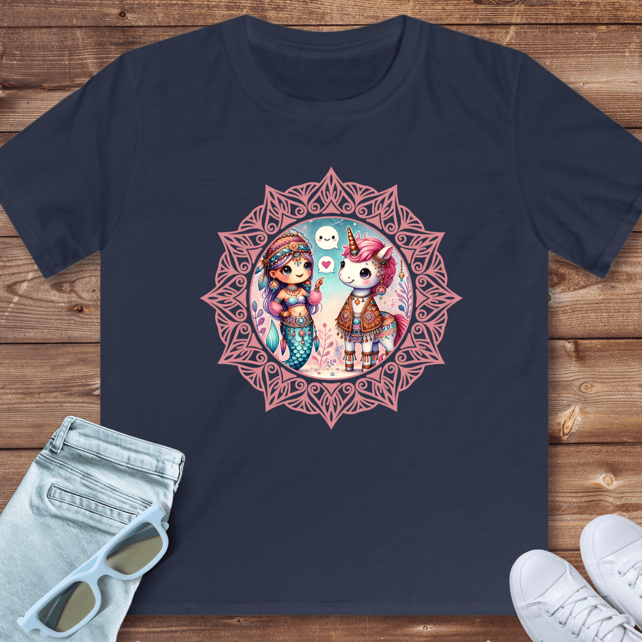 Mermaids & Unicorns - Kids T-Shirt