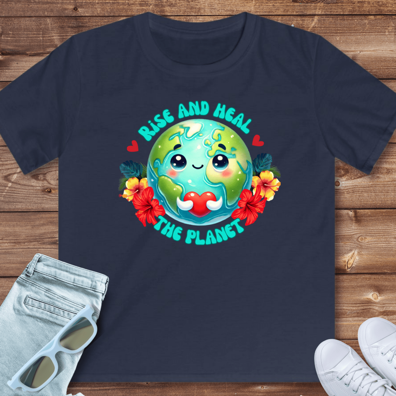 Rise and heal the planet - Kids T-Shirt