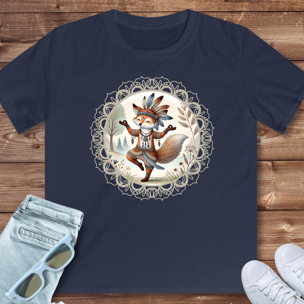 Dancing Fox - Kids T-Shirt