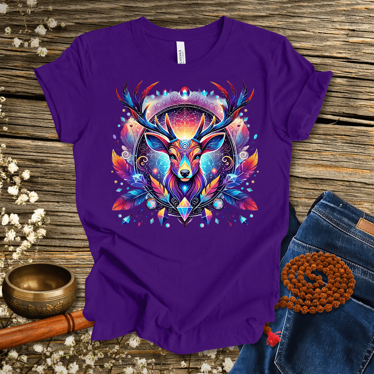 Mystic Deer Spirit Animal - Unisex T-Shirt