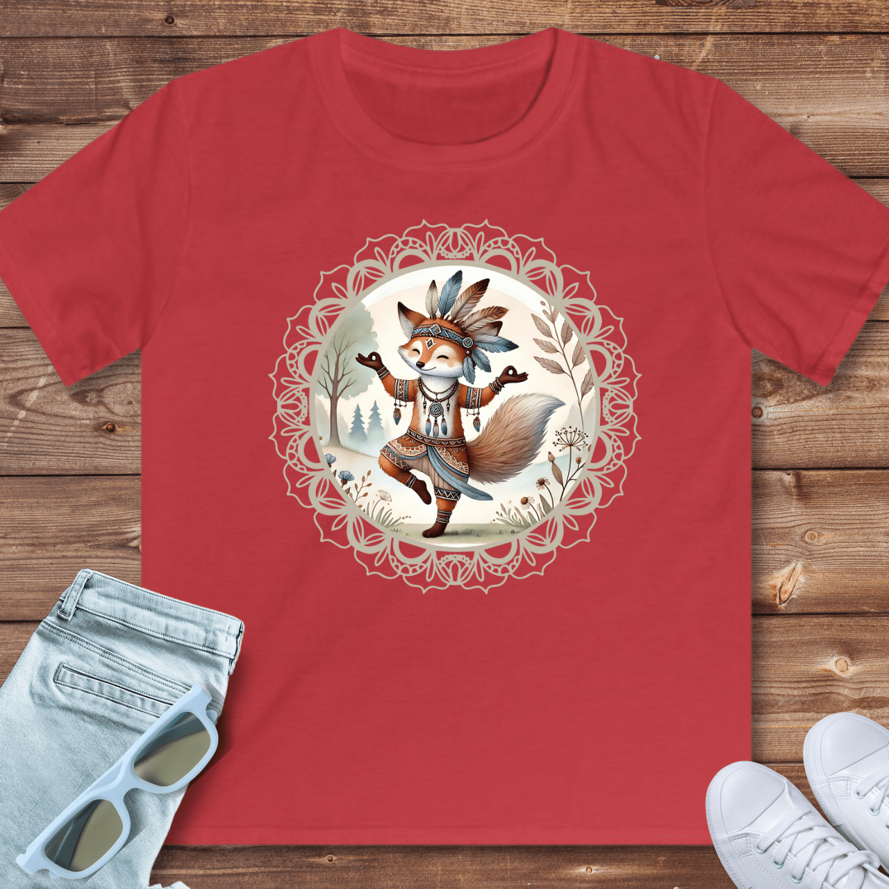 Dancing Fox - Kids T-Shirt