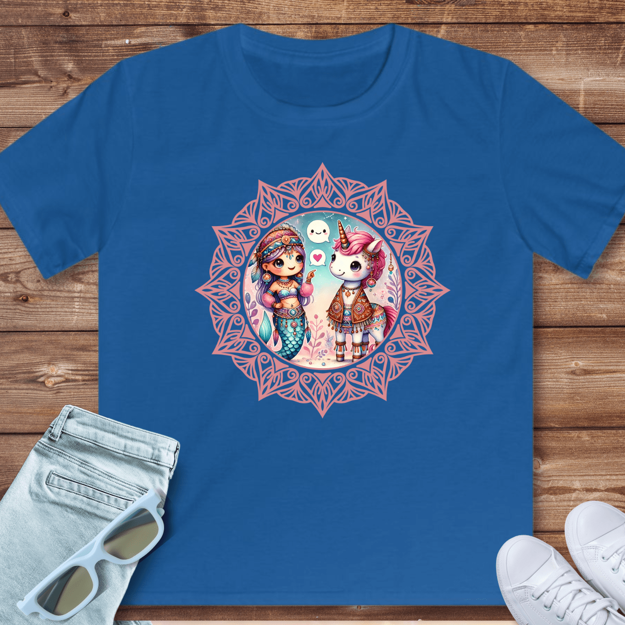 Mermaids & Unicorns - Kids T-Shirt