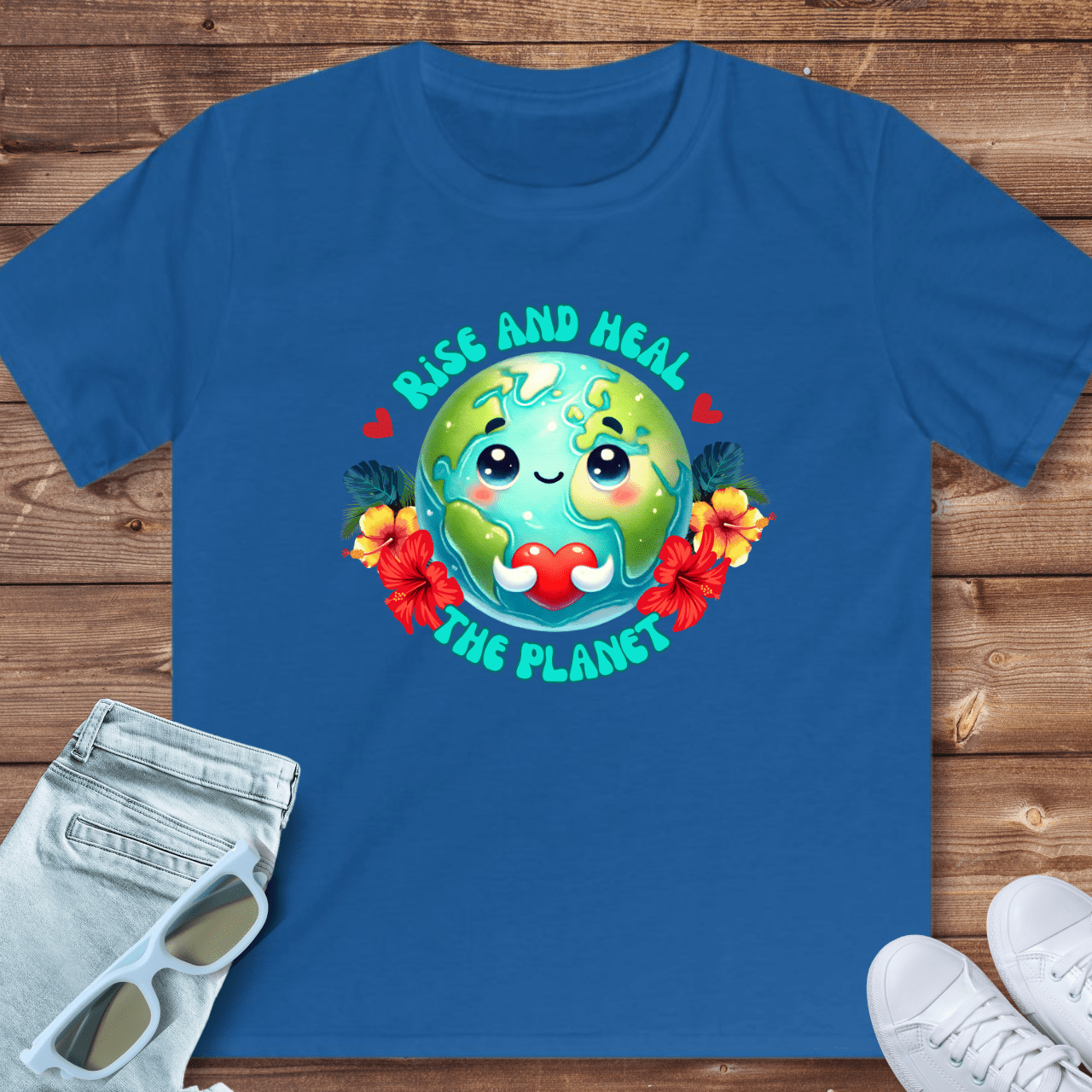 Rise and heal the planet - Kids T-Shirt