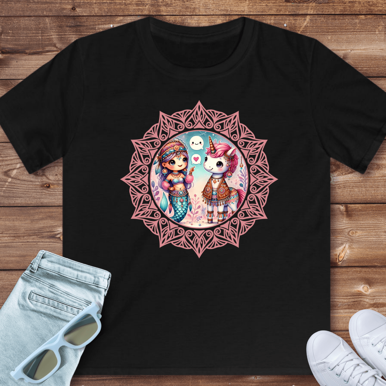 Mermaids & Unicorns - Kids T-Shirt