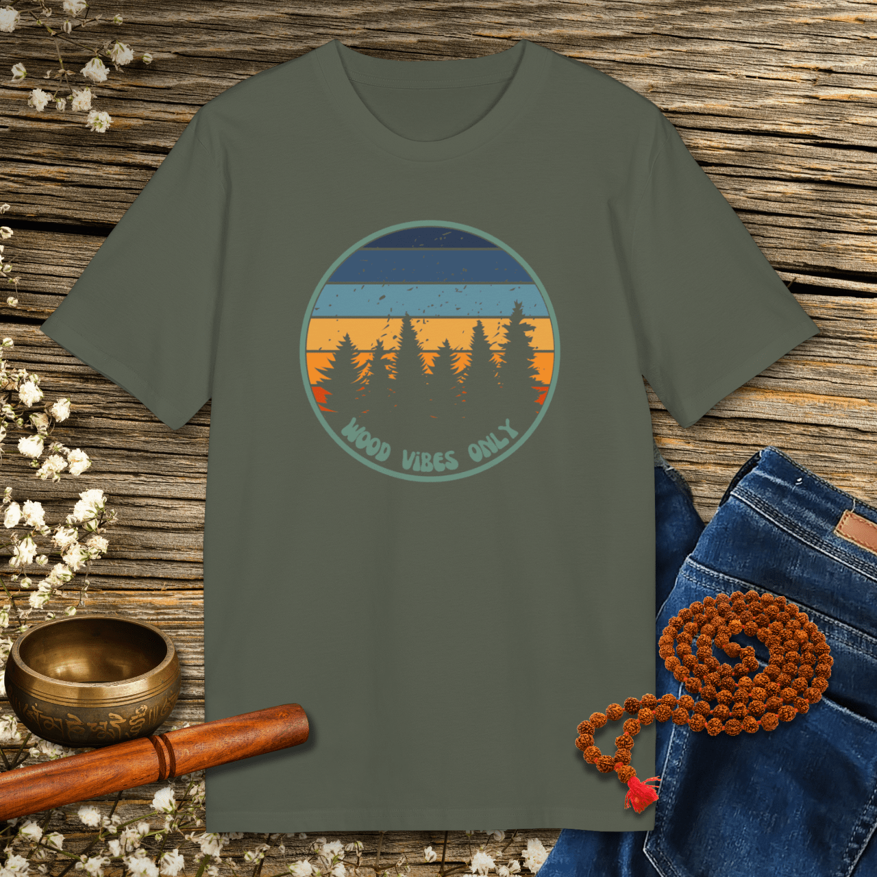 Wood vibes only - Organic Unisex T-Shirt