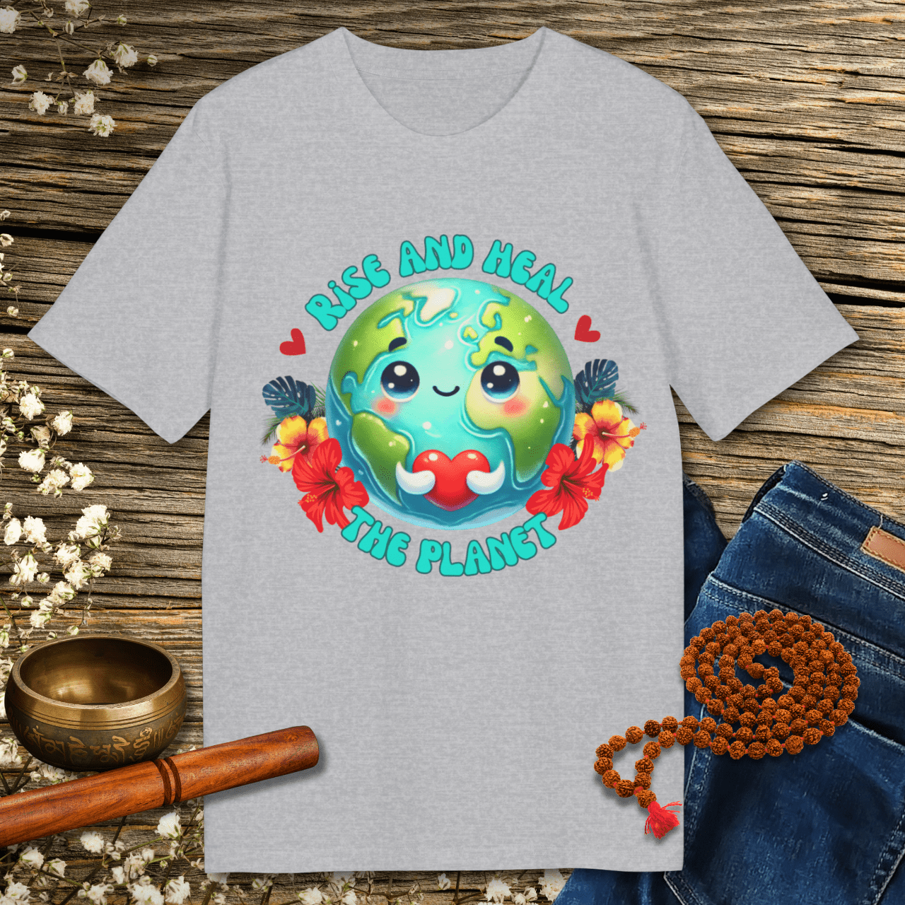 Rise and heal the planet - Organic Unisex T-Shirt