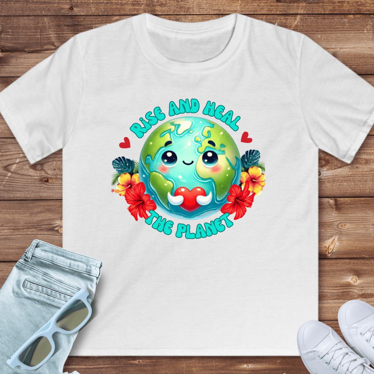 Rise and heal the planet - Kids T-Shirt