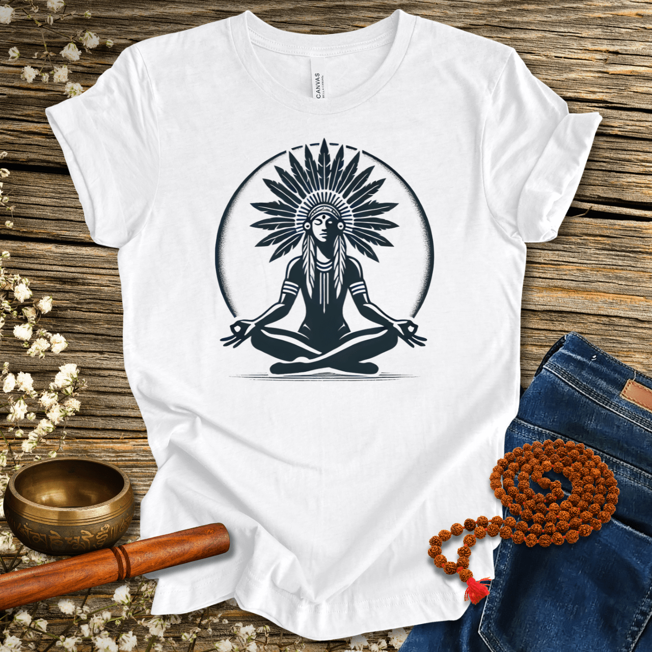 Meditating Shaman - Unisex T-Shirt