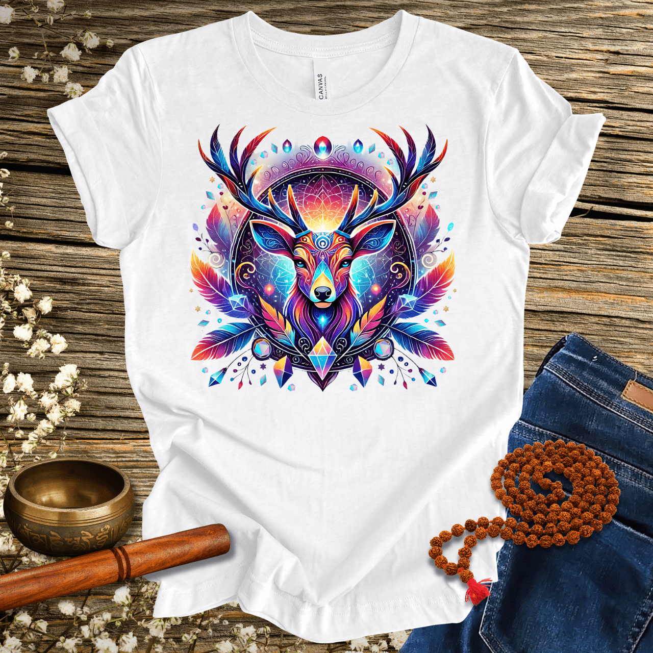 Mystic Deer Spirit Animal - Unisex T-Shirt