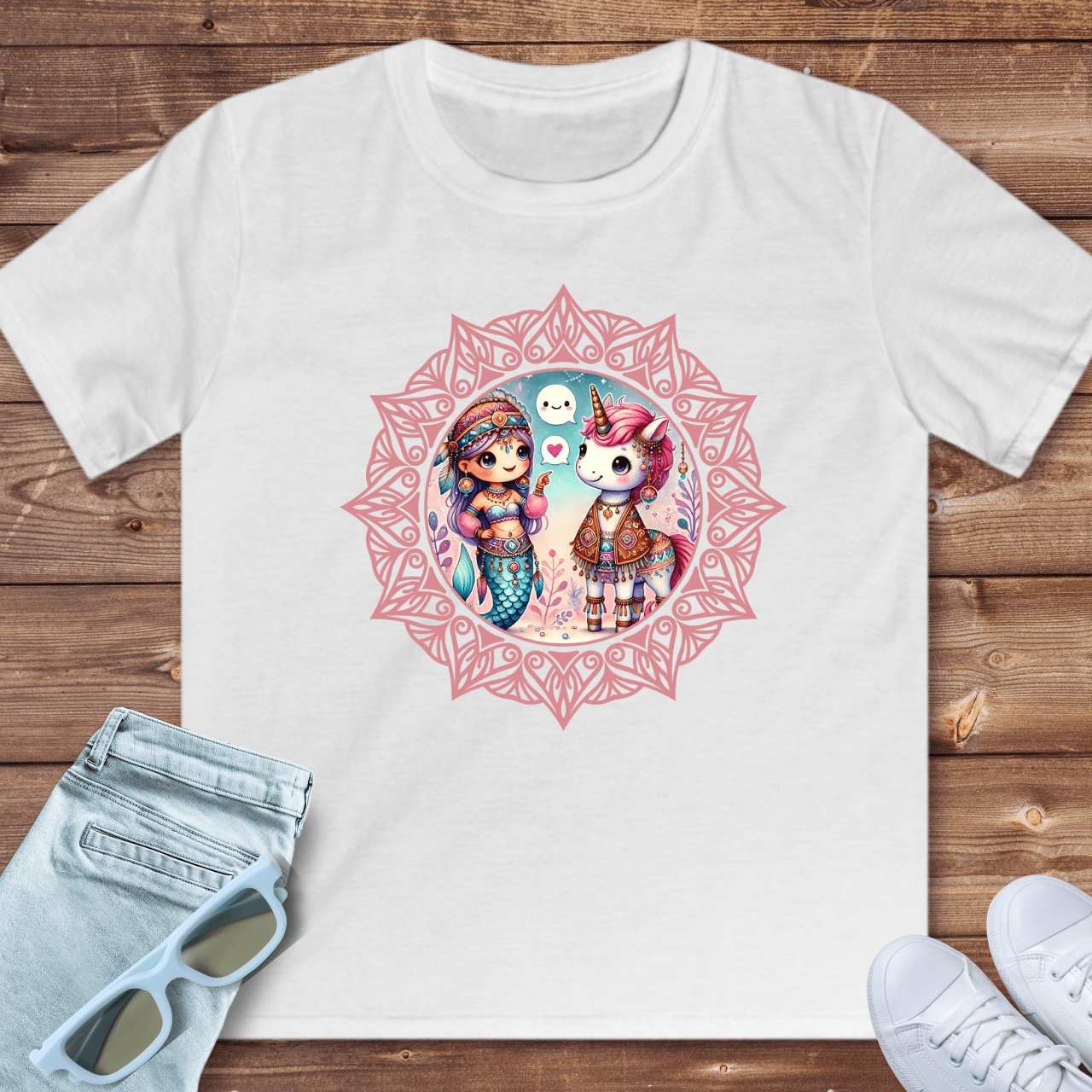 Mermaids & Unicorns - Kids T-Shirt