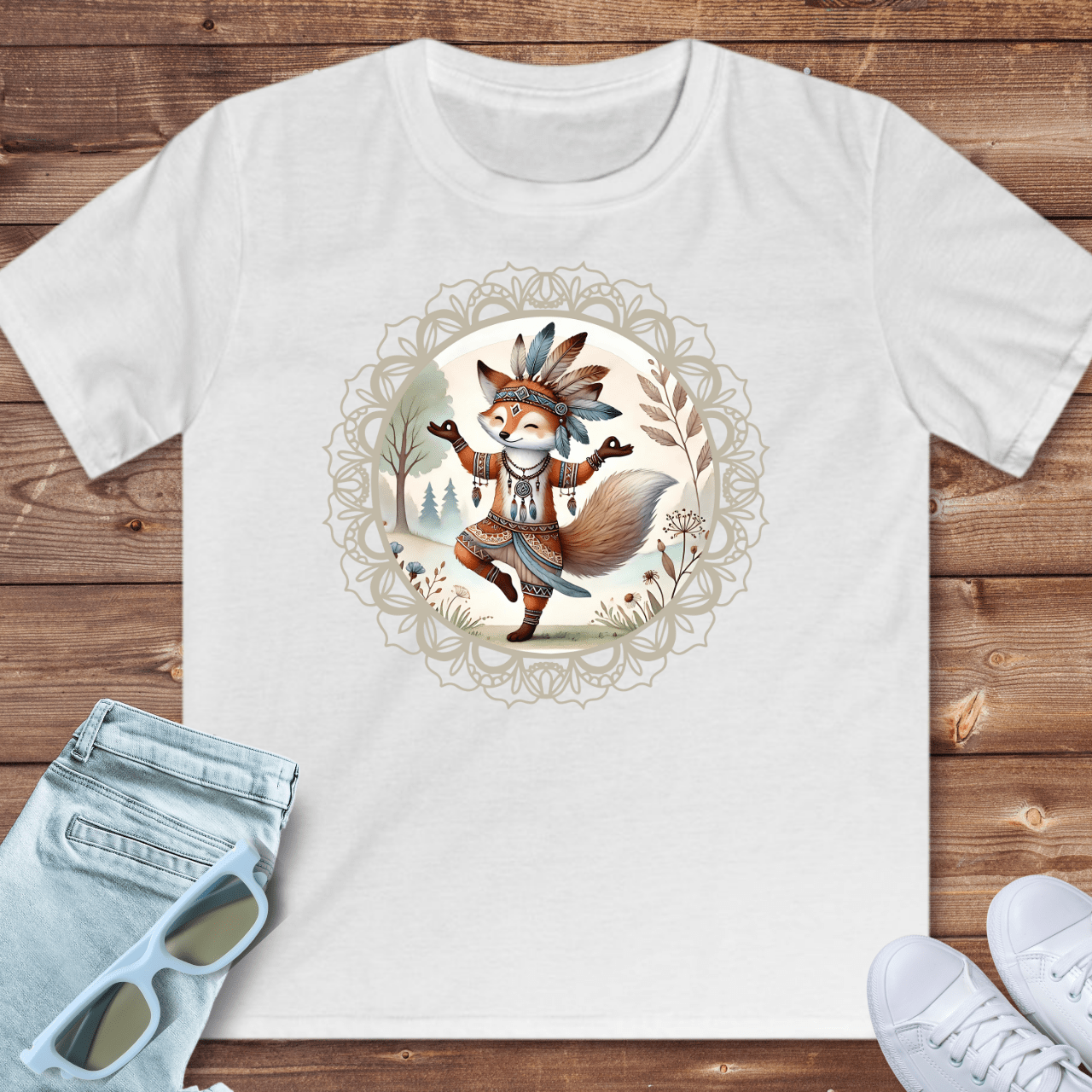 Dancing Fox - Kids T-Shirt