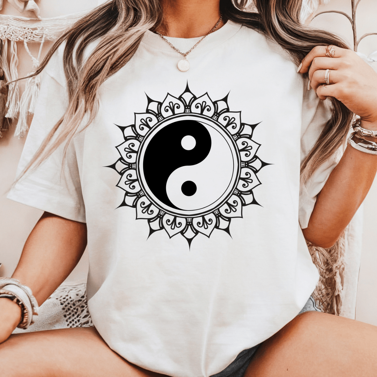 Yin Yang Mandala - Unisex T-Shirt