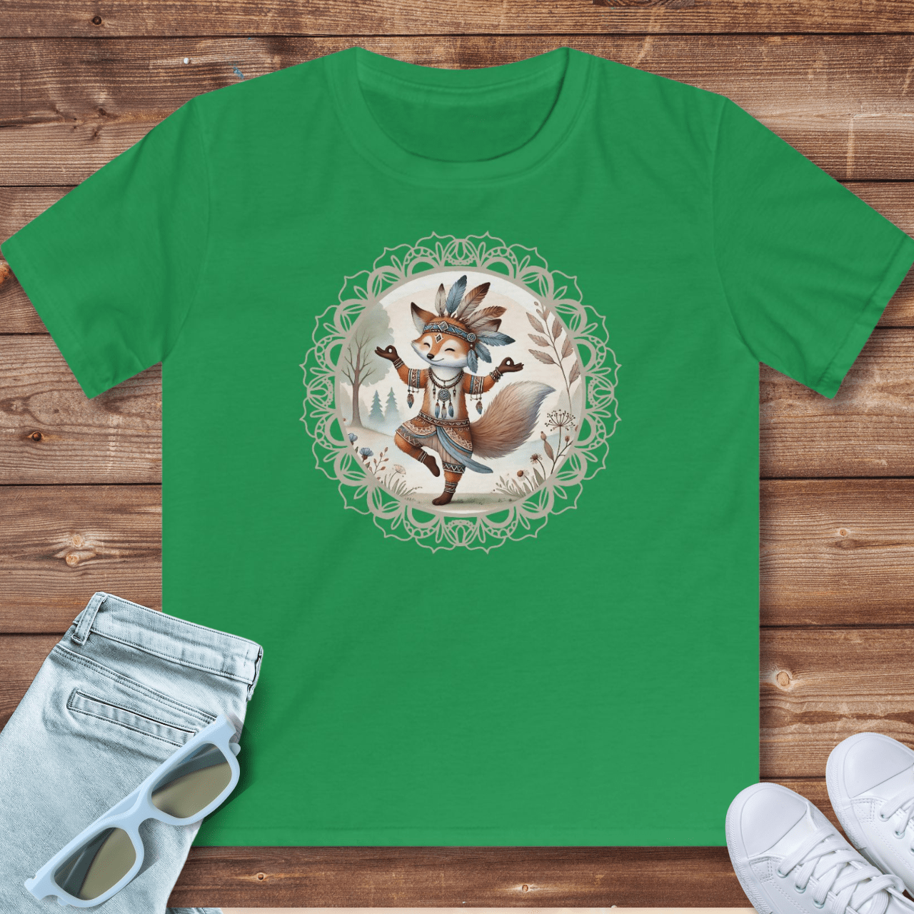 Dancing Fox - Kids T-Shirt