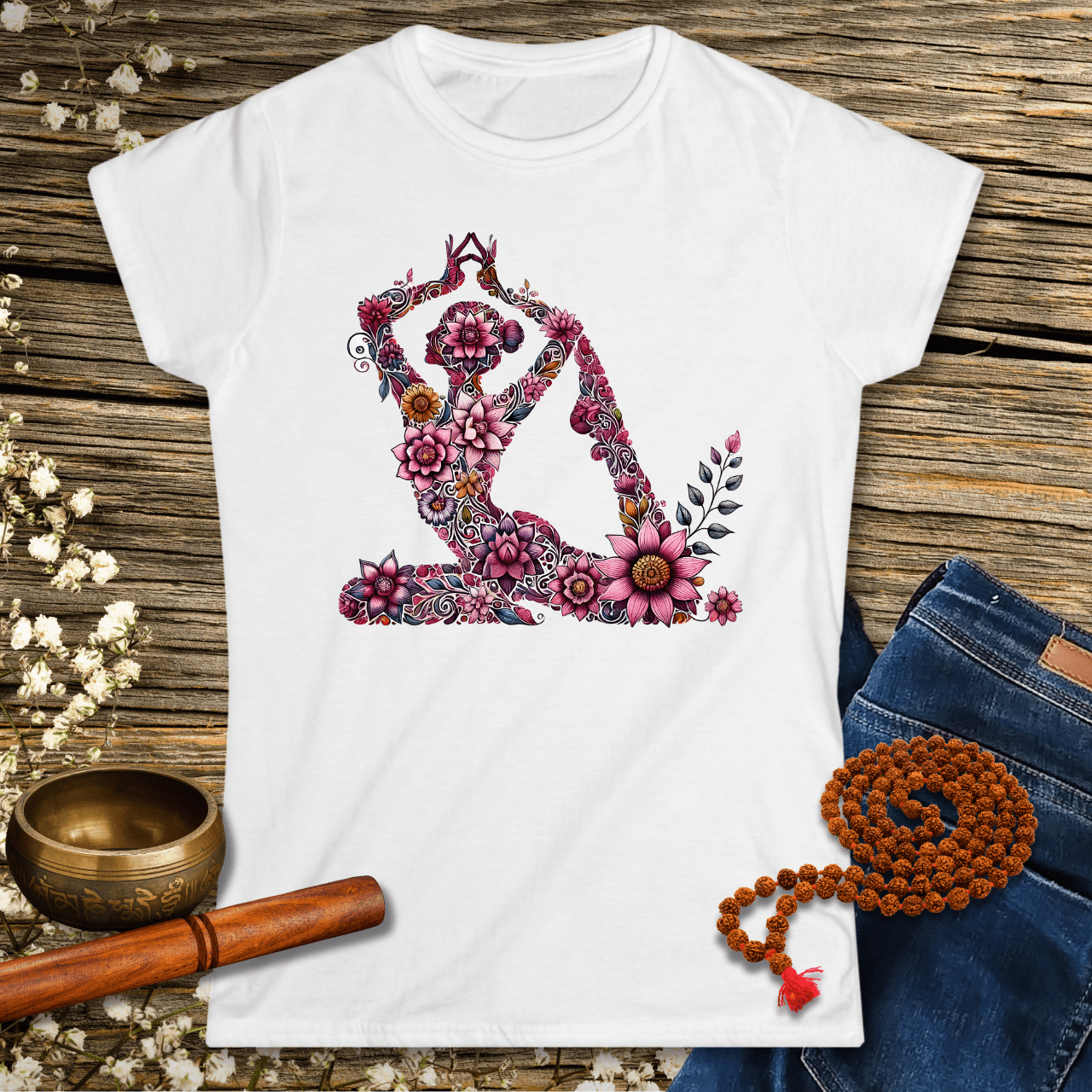 Yoga Blume - Frauen T-Shirt