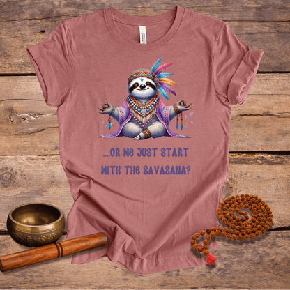Savasana Sloth - Unisex T-Shirt