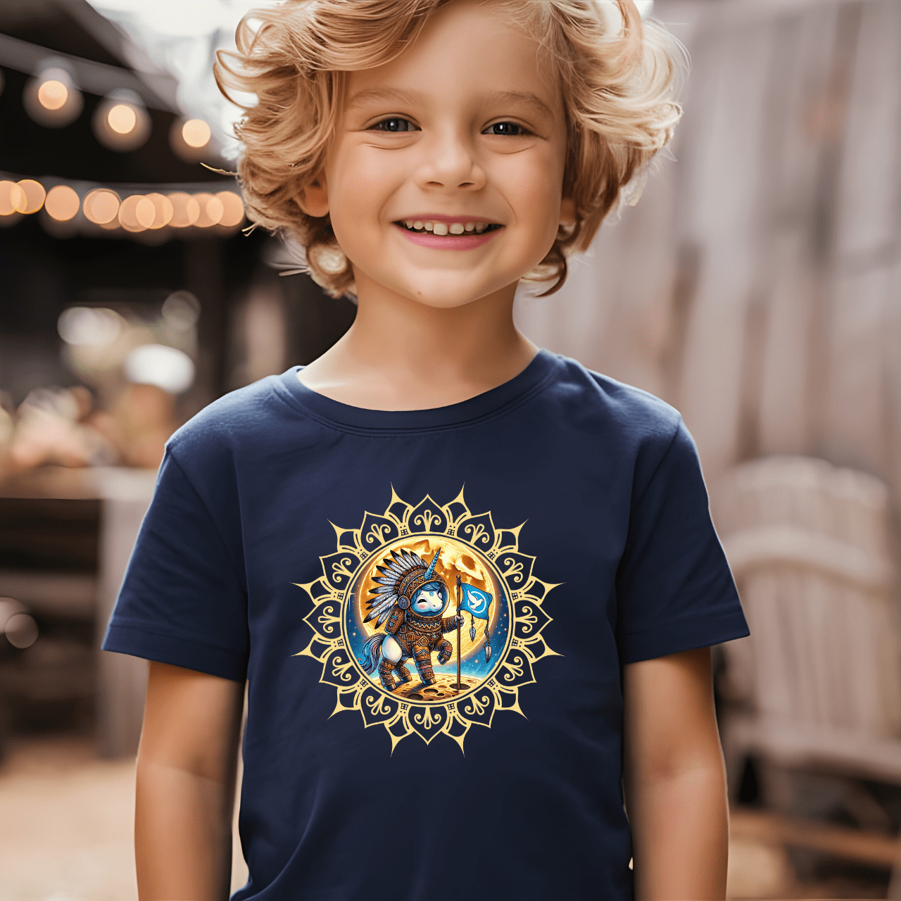 Magical Unicorn Astronaut - Kids T-Shirt