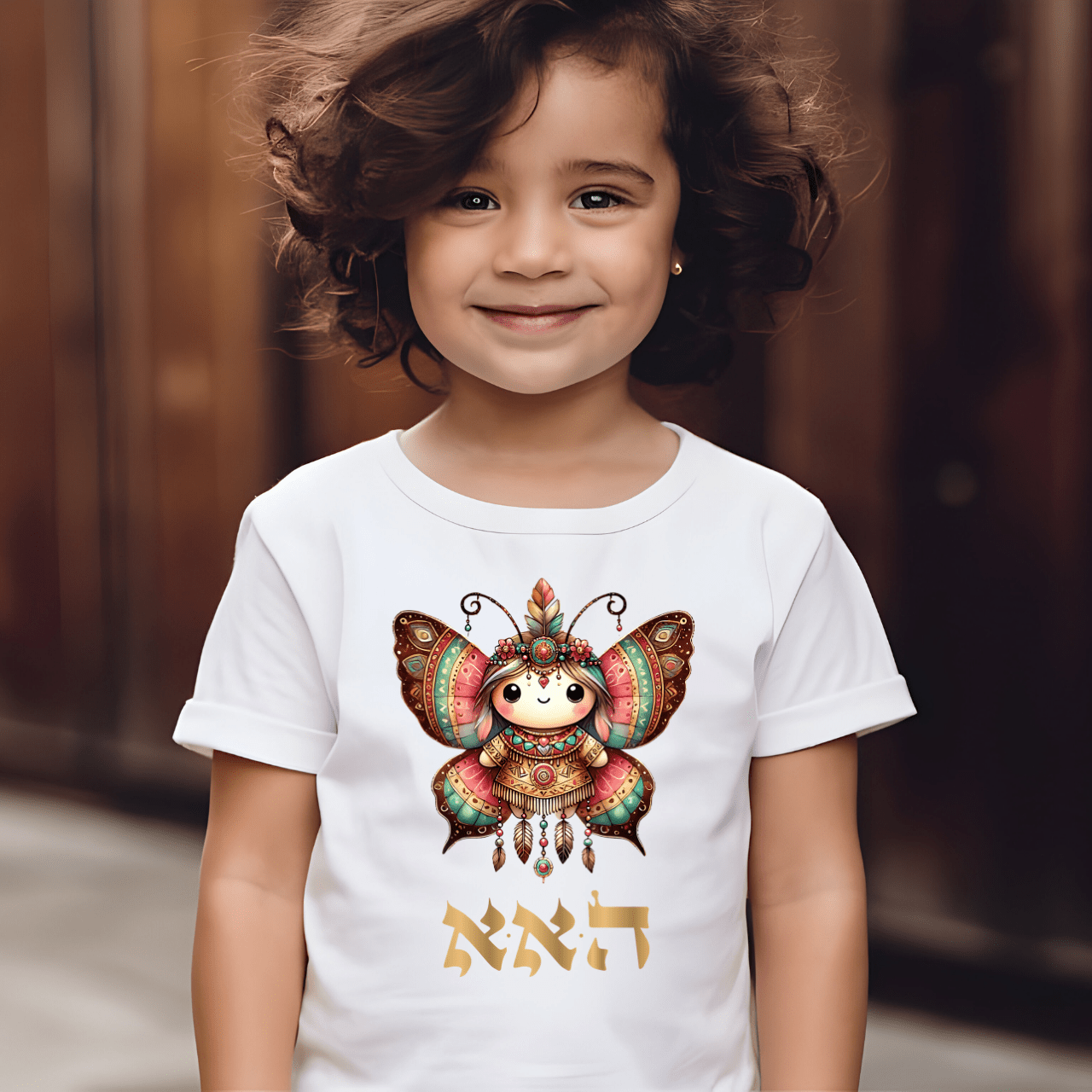 72 Names of God for Kids No. 26: Restoring harmony out of chaos - HEY ALEPH ALEPH- Kids T-Shirt